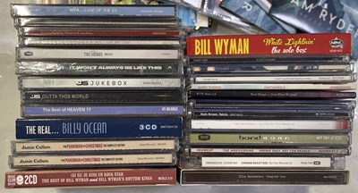 Lot 302 - ROCK AND POP SIGNED CDS INC INHALER / BILL WYMAN.