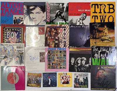Lot 306 - PUNK / NEW WAVE - SIGNED RECORDS.