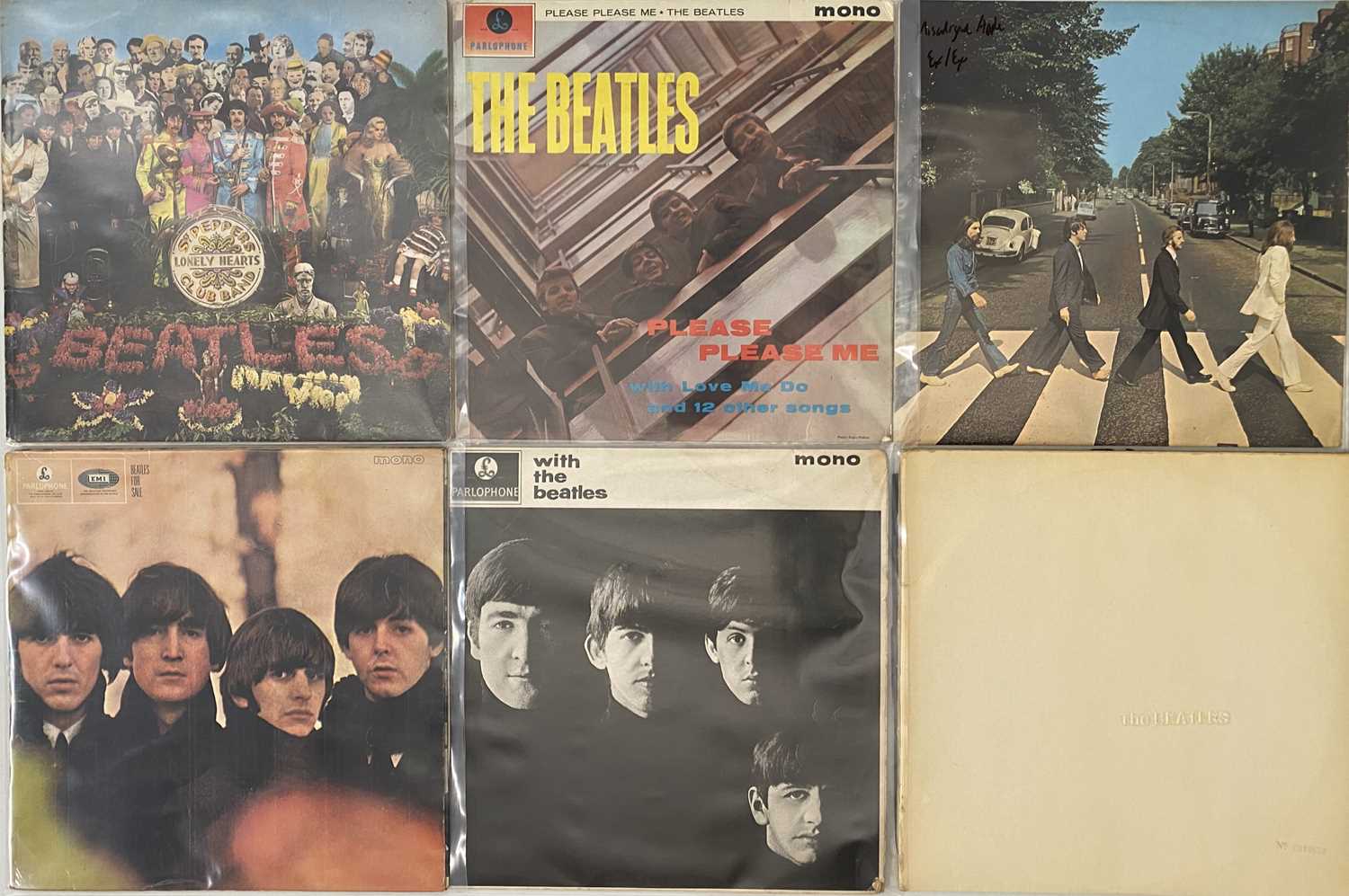 Lot 1124 - THE BEATLES - LP COLLECTION, LOW NUM WHITE