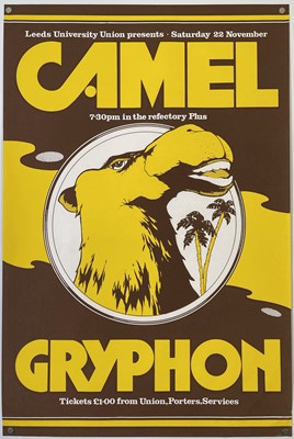Lot 458 - CAMEL - ORIGINAL 1970S POSTER.