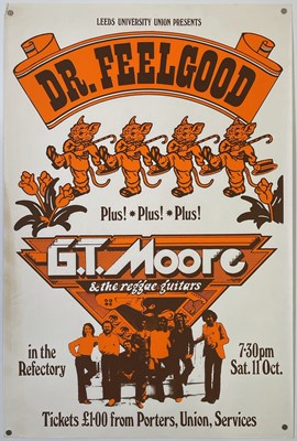 Lot 462 - DR. FEELGOOD - ORIGINAL 1970S CONCERT POSTER.