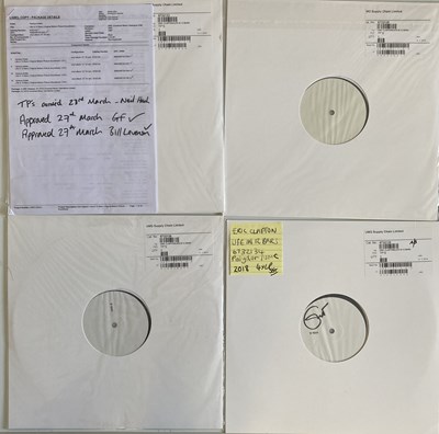 Lot 95 - ERIC CLAPTON SIGNED WHITE LABEL TEST PRESSING.