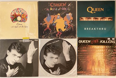 Lot 1109 - BOWIE/ QUEEN/ ROXY MUSIC - GLAM LPs