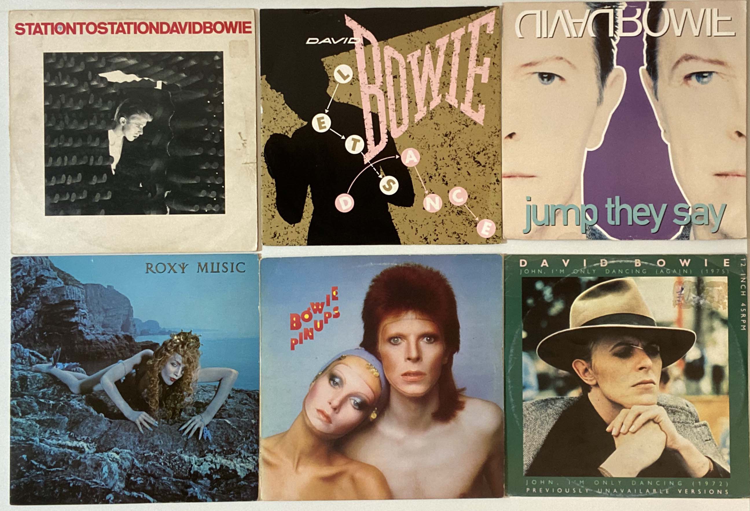 Lot 1109 - BOWIE/ QUEEN/ ROXY MUSIC - GLAM LPs