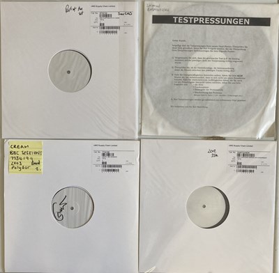 Lot 96 - ERIC CLAPTON SIGNED WHITE LABEL TEST PRESSING.