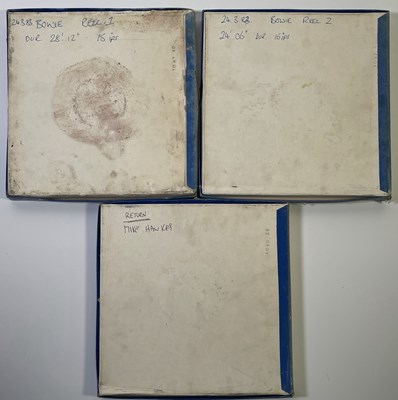 Lot 675 - DAVID BOWIE - RADIO 1 INTERVIEW REEL TO REEL TAPES.