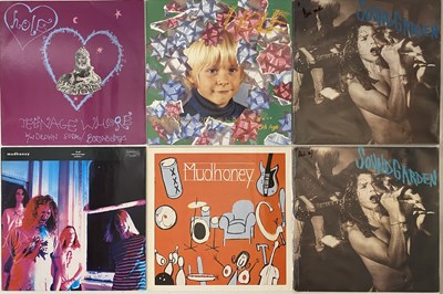 Lot 4 - 12" SINGLES LOT - SUBPOP/GRUNGE & RELATED. SOUNDGARDEN, HOLE, MUDHONEY, BLACK FLAG