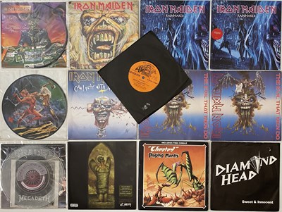 Lot 5 - 80'S HEAVY METAL LP, 12" & 7" BUNDLE PACK - MOTORHEAD, IRON MAIDEN, MEGADETH ECT.