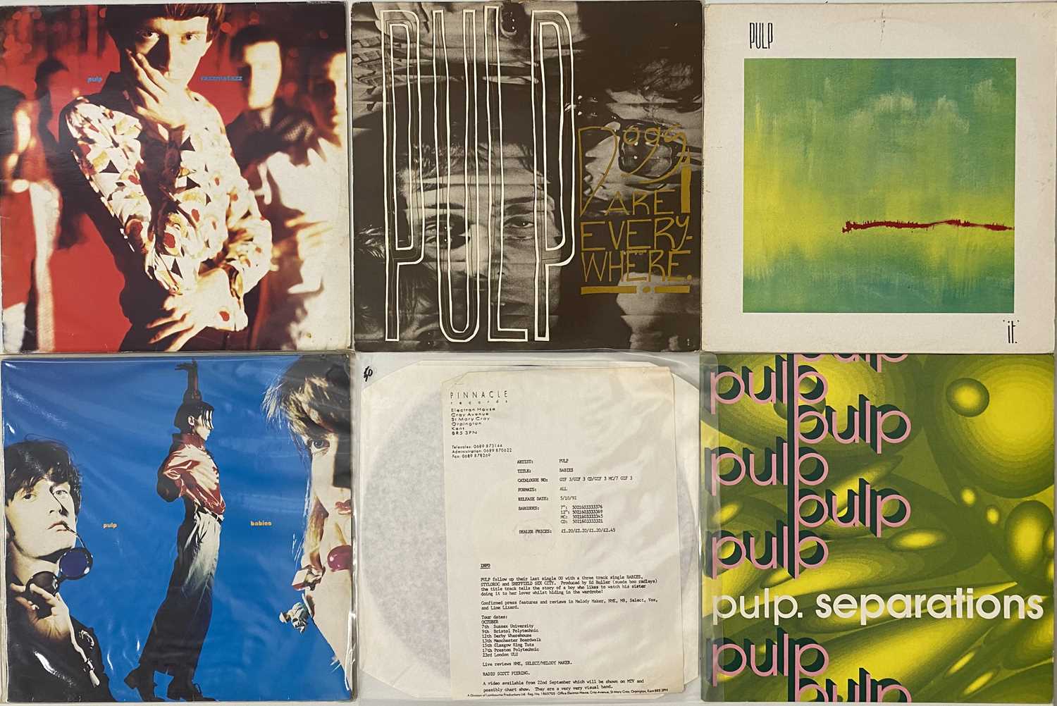 Lot 9 - 12" PULP - COLLECTION, UK ORIGNALS & WHITE LABEL