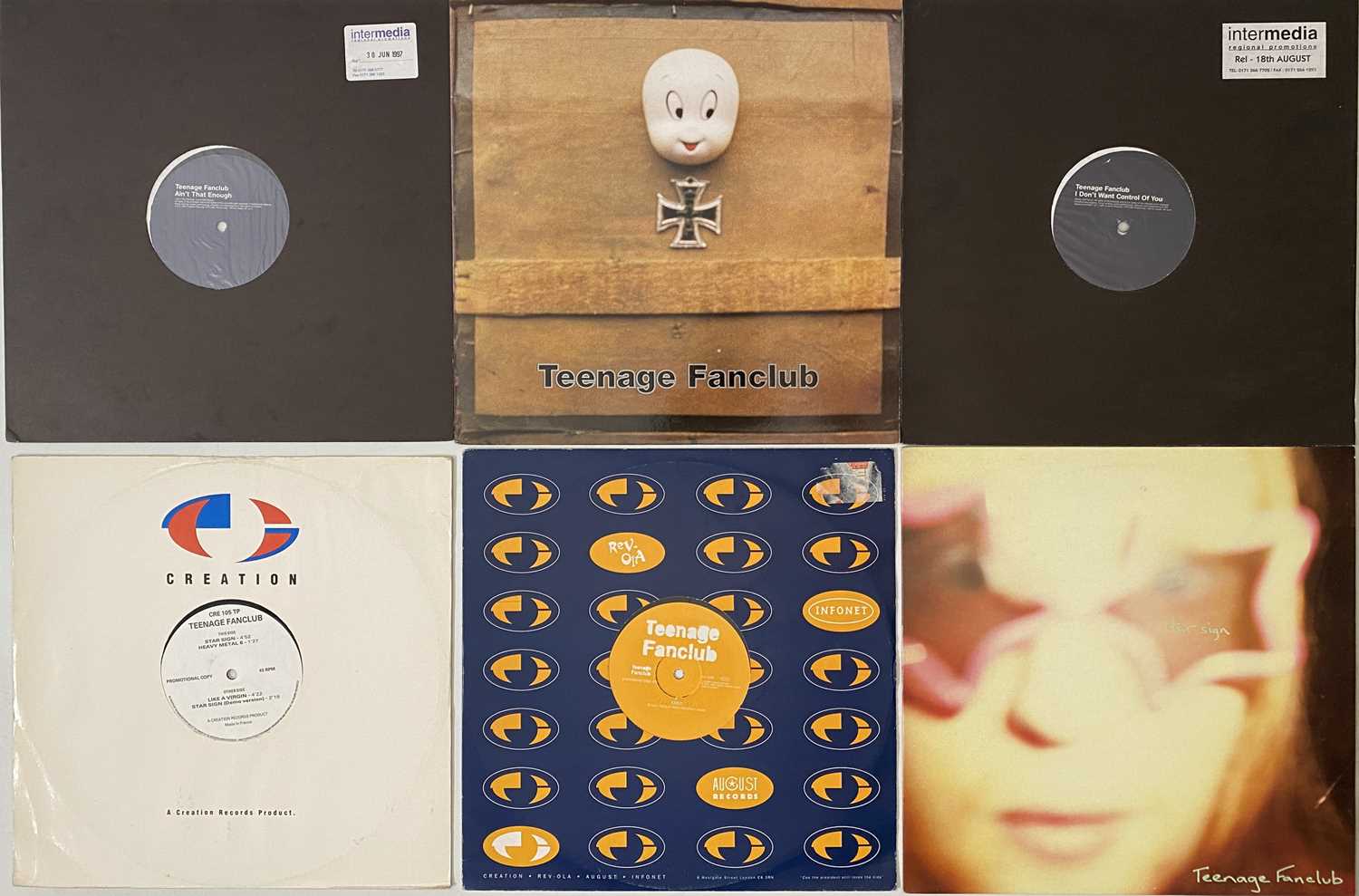 Lot 11 - TEENAGE FANCLUB 12" & 7" SINGLE LOT