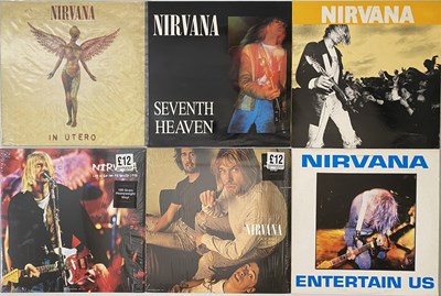 Lot 14 - NIRVANA LP'S, 12" SINGLES/EP'S & LIVE/PRIVATE RELEASE