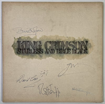 Lot 319 - KING CRIMSON - SIGNED LP.