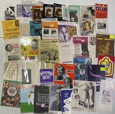 Lot 89 - MUSIC MEMORABILIA INC PROGRAMMES/BOOKS/HANDBILLS.