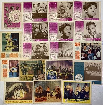 Lot 350 - ROCK N ROLL FILM LOBBY CARDS.