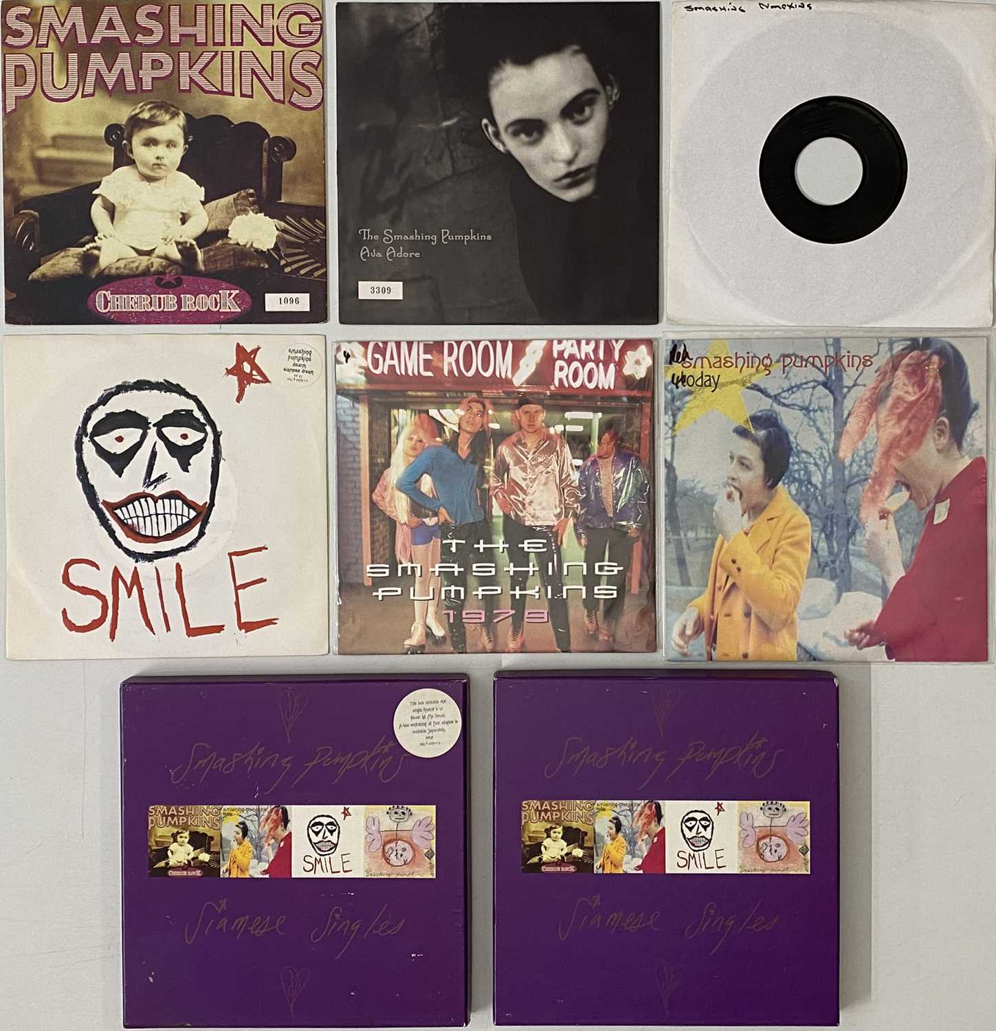 Lot 16 - SMASHING PUMPKINS 7" SINGLES, COLOURED VINYL & BOXSETS