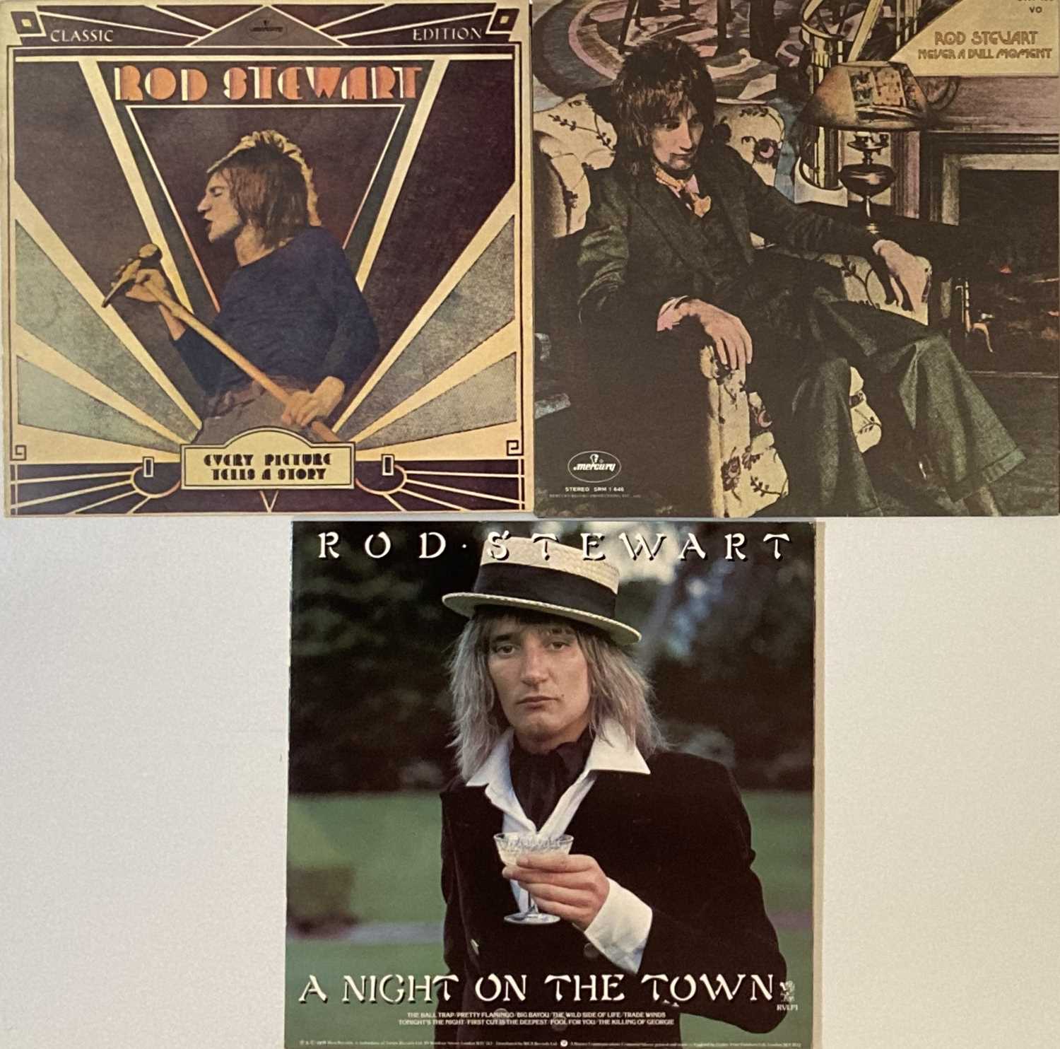 Lot 247 - FACES/ ROD STEWART - LP PACK