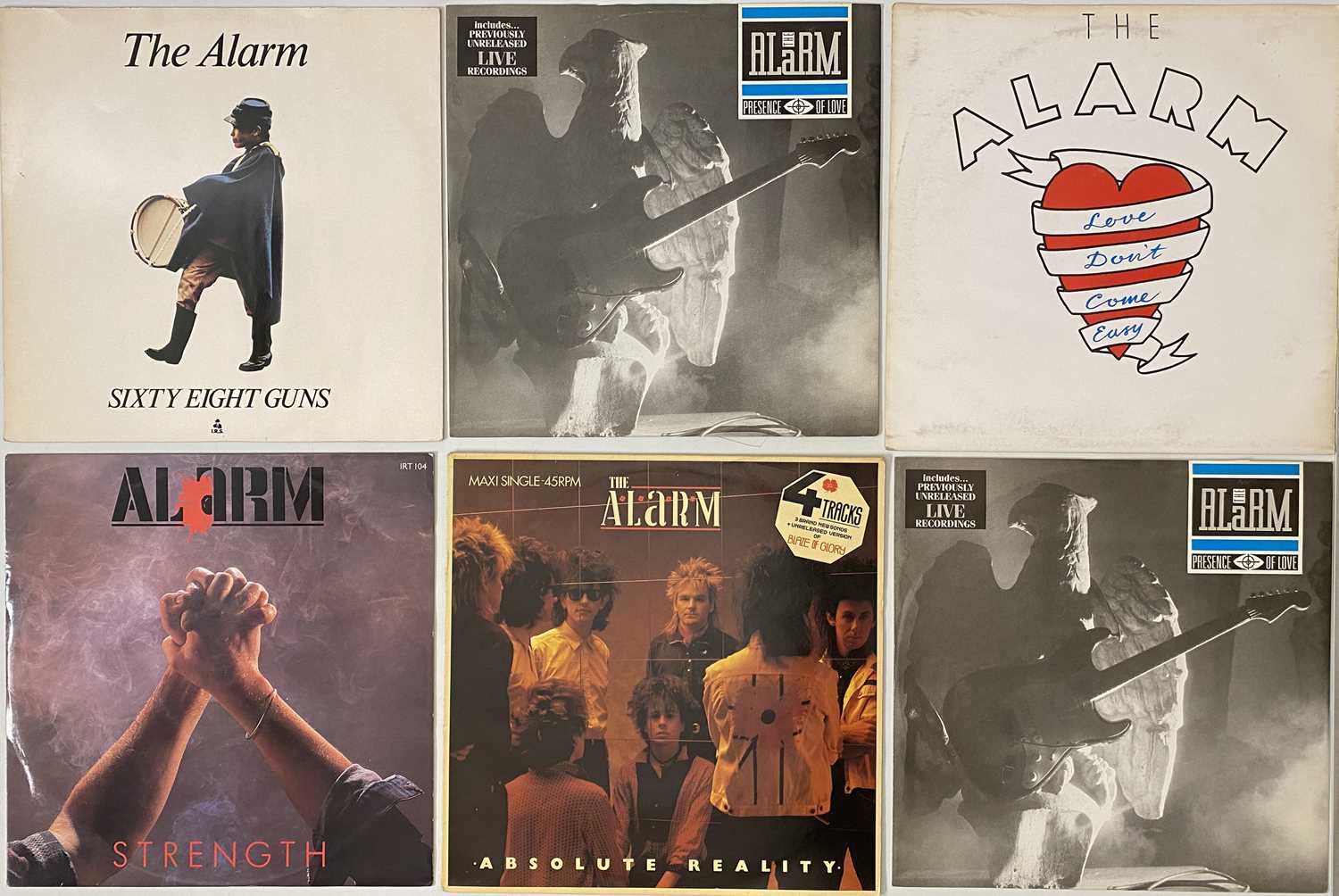 Lot 22 - THE ALARM - 12" SINGLES AND 7" COLLECTION ORIGINAL/LIMITED & SIGNED