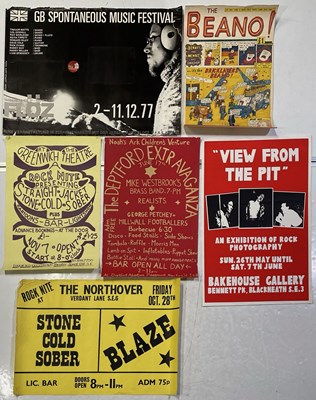 Lot 237 - 1970S POSTER COLLECTION INC SEX PISTOLS PHOTO EXHIBITION POSTER.