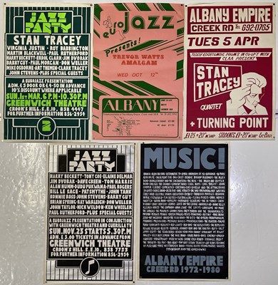 Lot 238 - ALBANY EMPIRE - ORIGINAL 1970S JAZZ POSTERS INC STAN TRACEY.