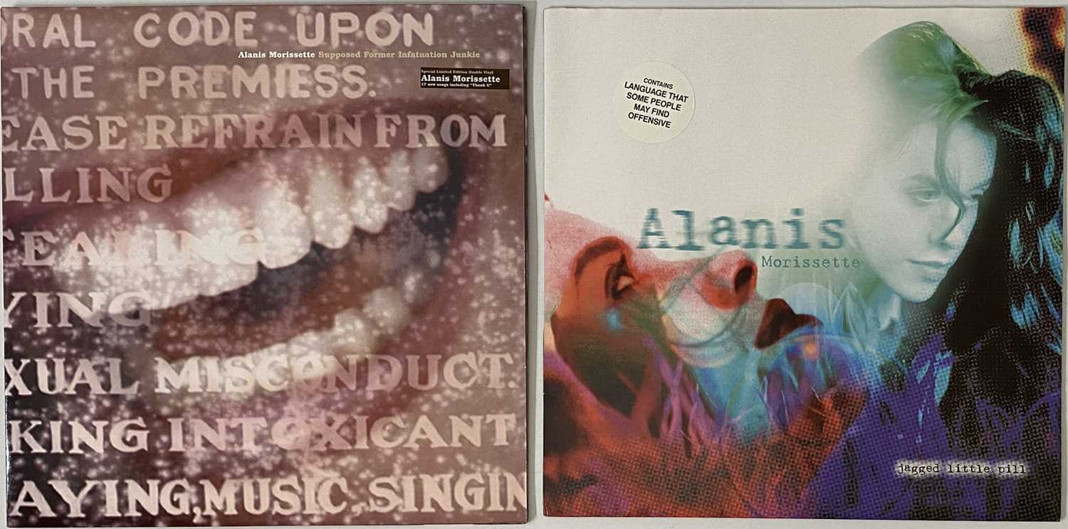 Lot 25 - ALANIS MORISSETTE ORIGINAL LP'S X 2