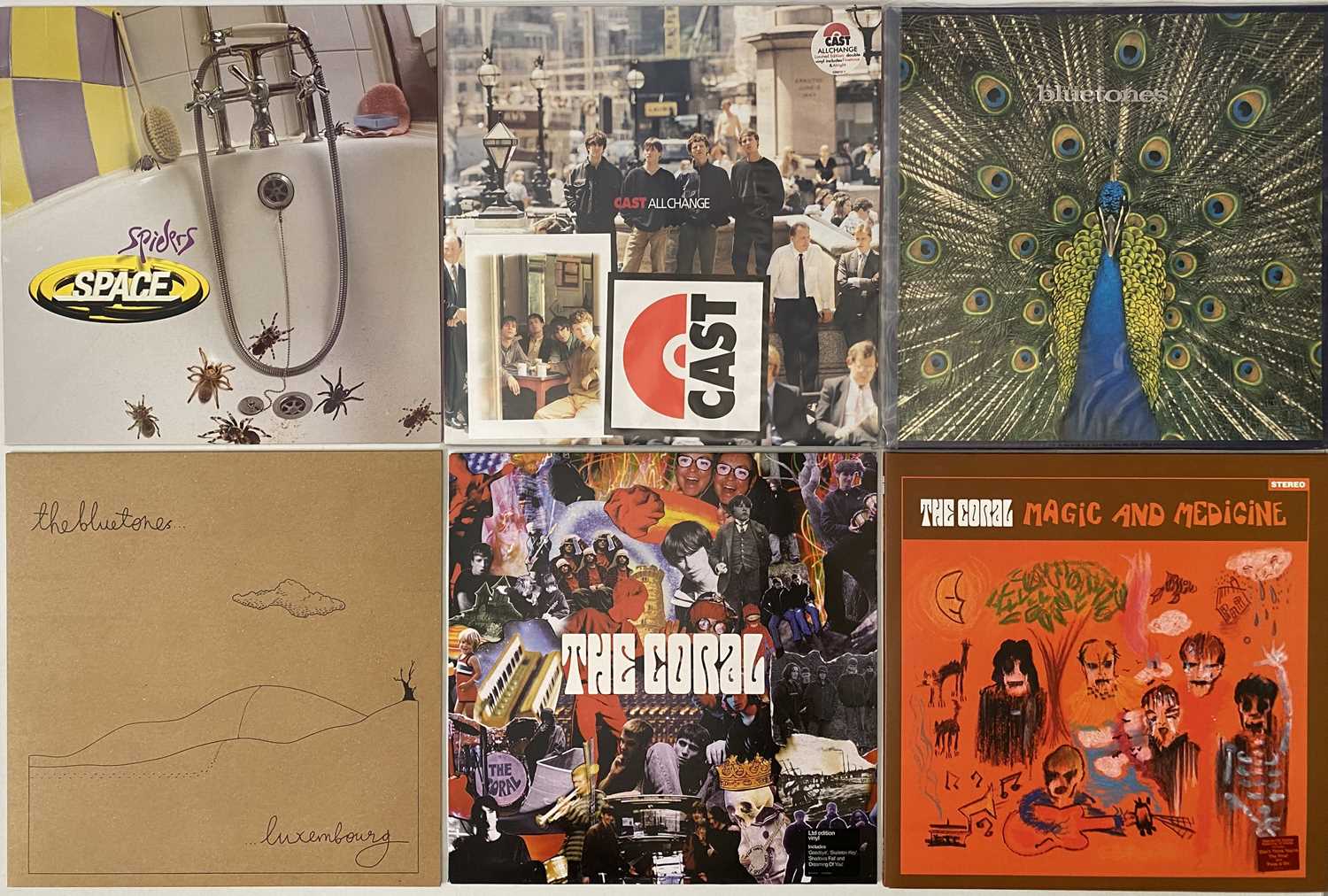 Lot 26 - RARE 90'S & 00'S UK INDIE LP'S - THE CORAL, CAST, SPACE, BLUETONES