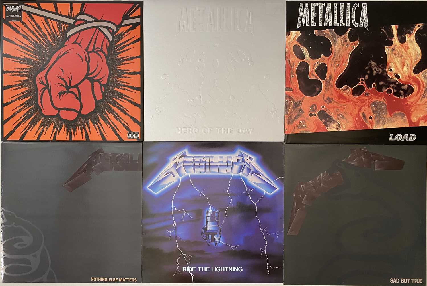 Lot 29 - ORIGINAL METALLICA LP'S, 12" & 10" COLLECTION