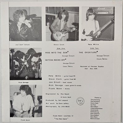 Lot 57 - DEF LEPPARD - 'THE DEF LEPPARD EP' 7", UK 1979 (SRTS/78/CUS 232)