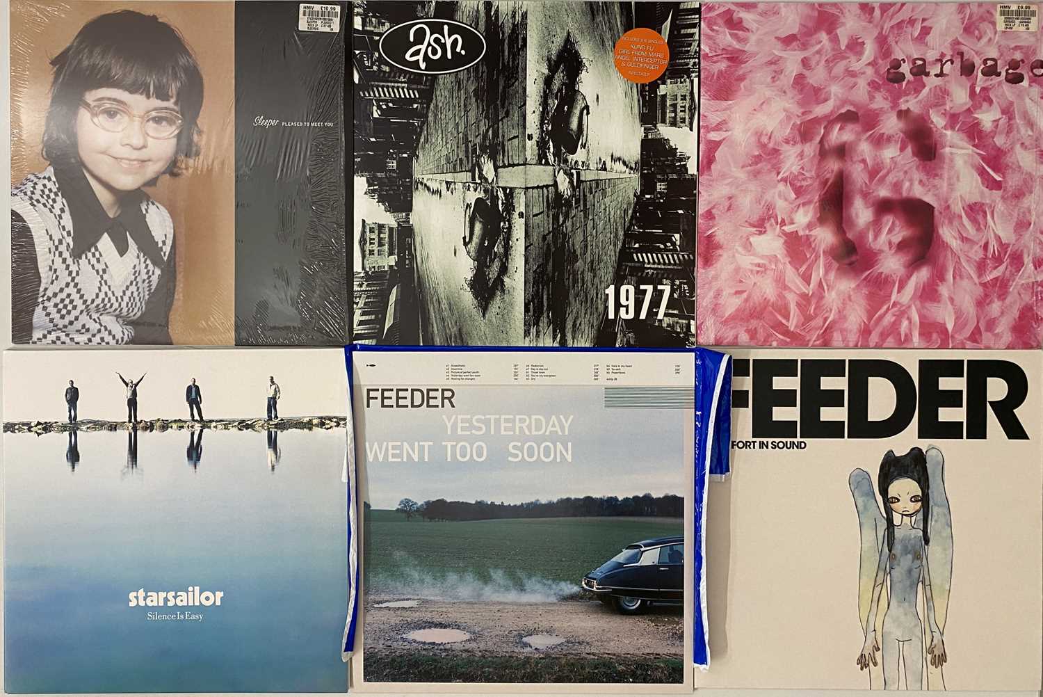 Lot 30 - 90'S & 00'S INDIE ROCK LP'S - ASH, KULA SHAKER, GARBAGE, DODGY