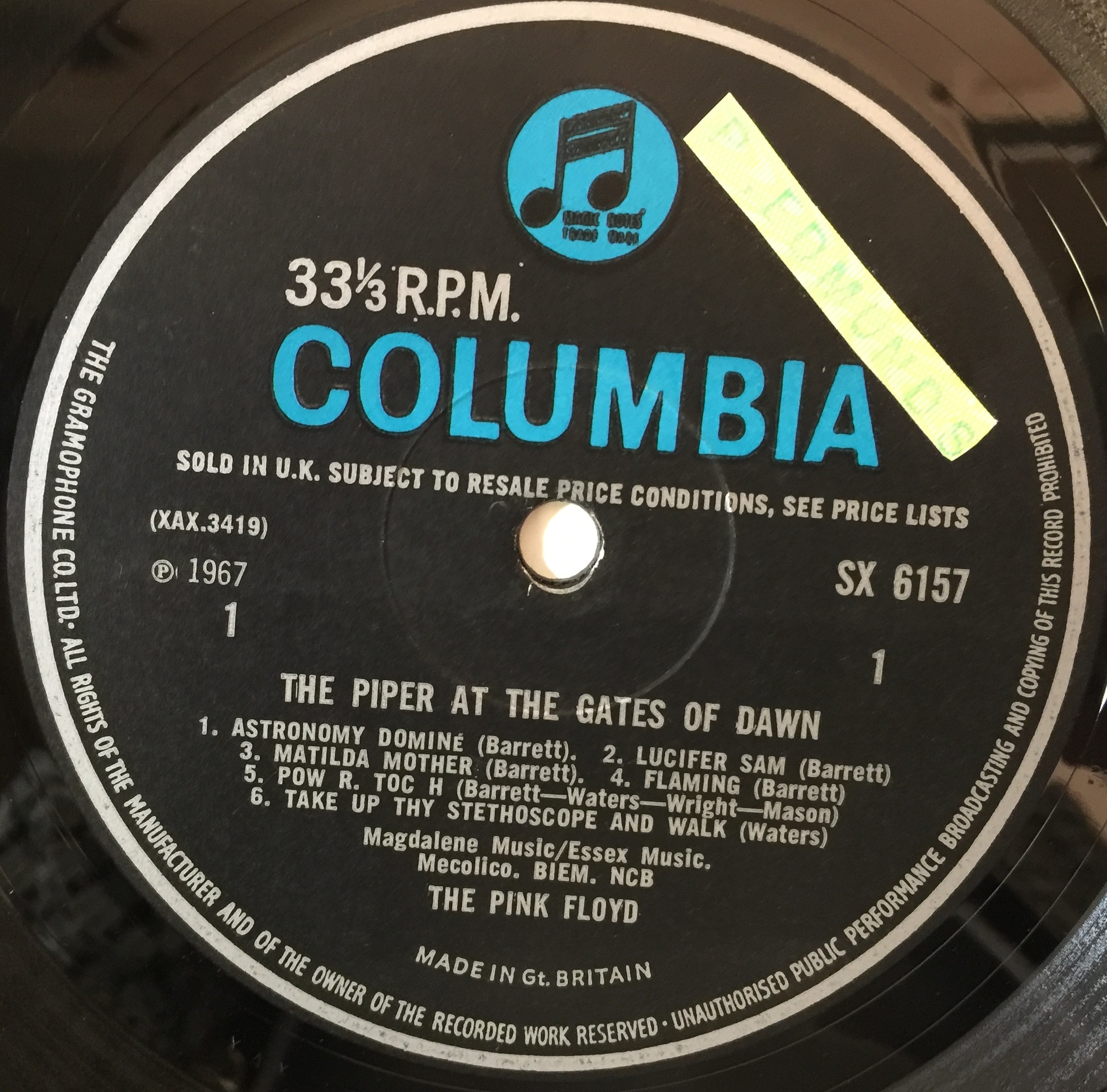 Lot 249 - PINK FLOYD - THE PIPER AT THE GATES OF DAWN