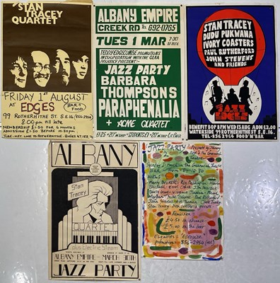 Lot 239 - ALBANY EMPIRE - ORIGINAL 1970S JAZZ POSTERS INC STAN TRACEY.