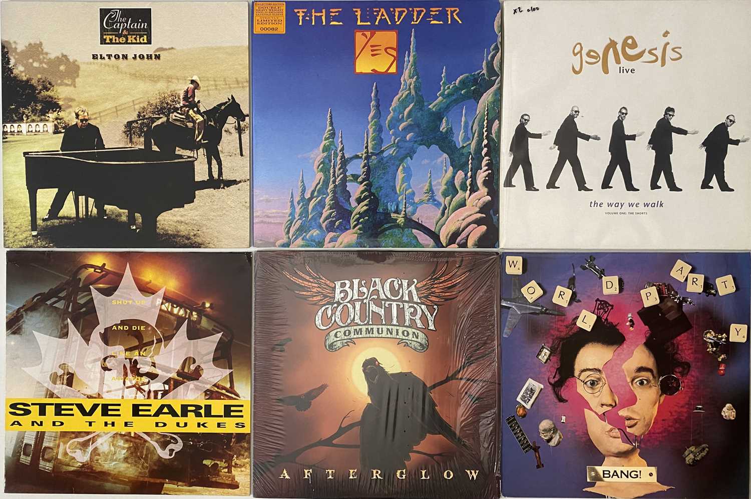 Lot 33 - LIMITED/MODERN PRESS 90's & 00's ROCK, INDIE, PUNK LP'S - GENESIS, YES, THE CULT