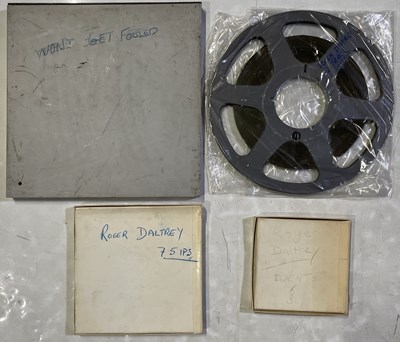 Lot 445 - THE WHO - ROGER DALTREY - COLLECTION OF TAPE REELS.