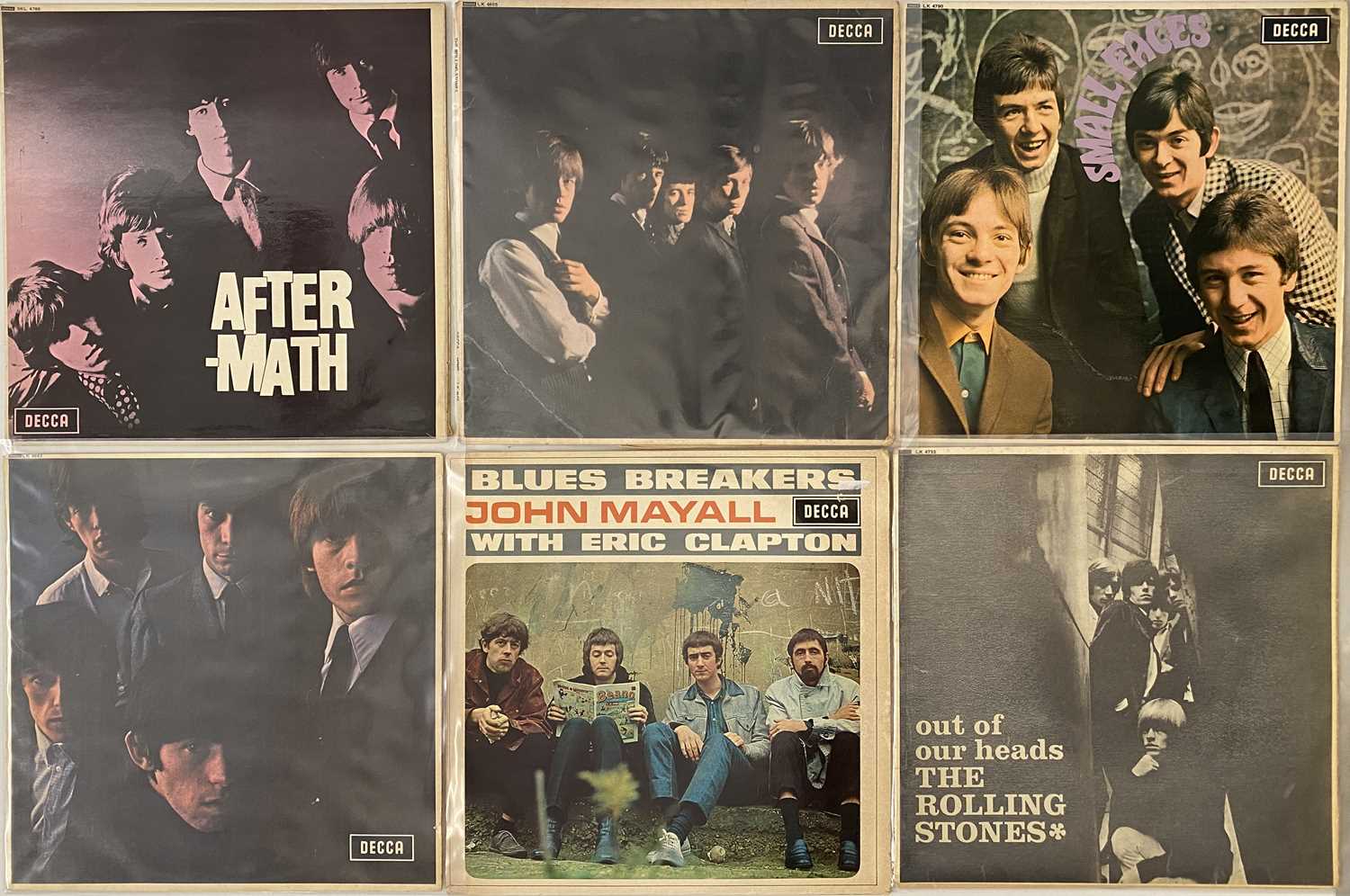Lot 44 - 60'S UK DECCA ROLLING STONES, SMALL FACES, JOHN MAYALL