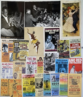 Lot 241 - 1950S ROCK N ROLL - BOXING STYLE POSTERS - REPRODUCTION COLLECTION.