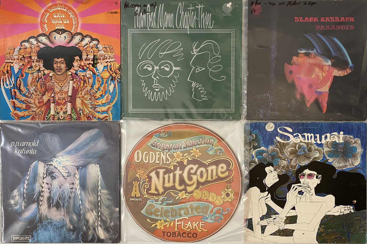 Lot 47 - 60'S & 70'S CLASSIC ROCK PROG JAZZ-ROCK BLUES - SABBATH, SAMURAI, MANFRED MANN, HENDRIX ECT