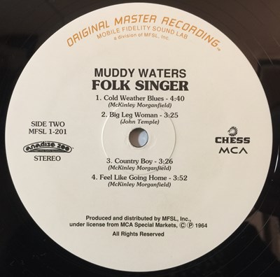 Lot 256 - MUDDY WATERS - FOLK SINGER LP (LIMITED EDITION - MFSL 1-201)