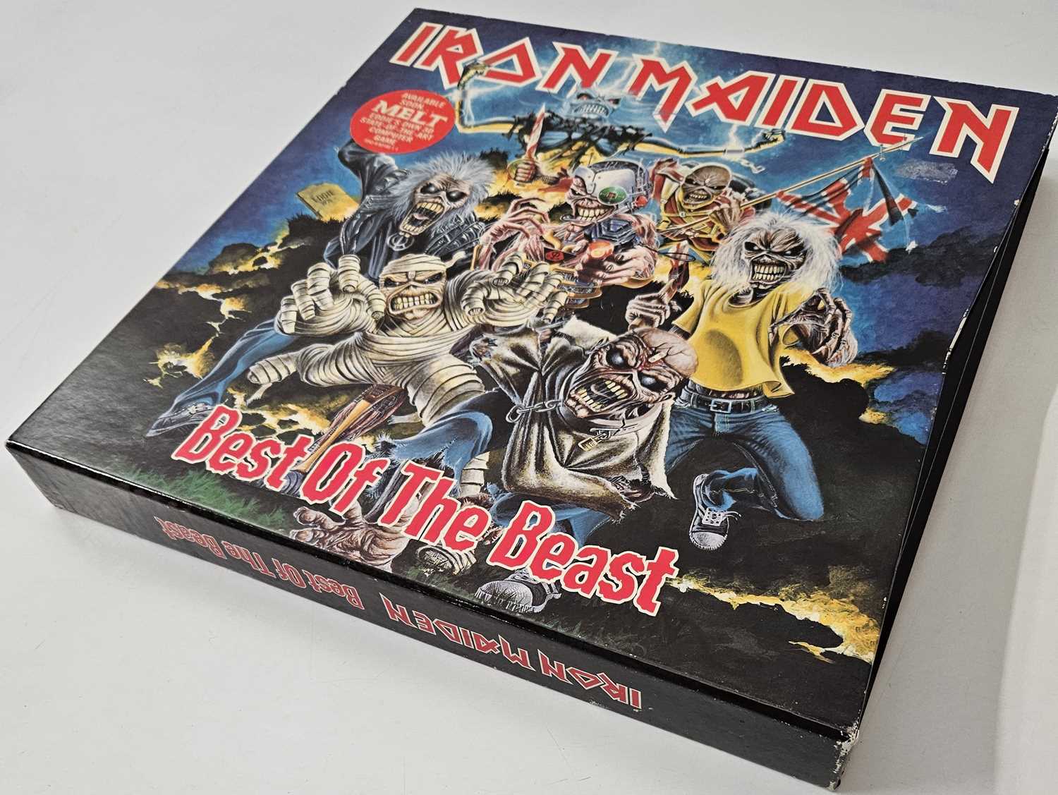 Lot 48 - IRON MAIDEN - BEST OF THE BEAST X 4 LP BOXSET W/ BOOK