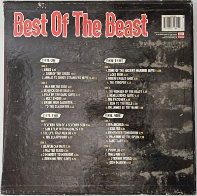 Lot 48 - IRON MAIDEN - BEST OF THE BEAST X 4 LP BOXSET W/ BOOK