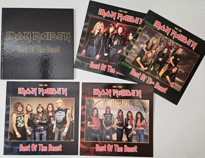 Lot 48 - IRON MAIDEN - BEST OF THE BEAST X 4 LP BOXSET W/ BOOK