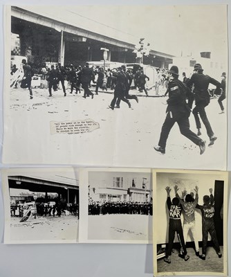 Lot 628 - THE CLASH - ORIGINAL PHOTOGRAPH COLLECTION INC WHITE RIOT ARTWORK.