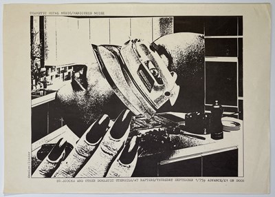 Lot 629 - BUZZCOCKS - ORIGINAL LINDER STERLING DESIGNED HANDBILL.