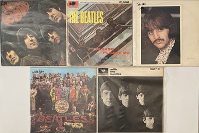 Lot 51 - THE BEATLES LP'S - EARLY UK MONOS, SIDE-LOADER, WIDE SPINE ECT