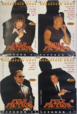 Lot 237 - PULP FICTION (1994) - SET OF FOUR CHARACTER TEASER POSTERS.