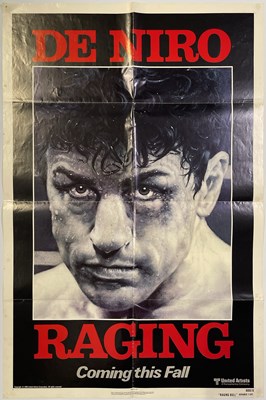 Lot 238 - RAGING BULL (1980) - ADVANCE TEASER US ONE-SHEET POSTER.