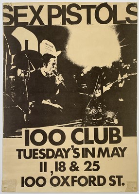 Lot 662 - THE SEX PISTOLS - ORIGINAL 1976 100 CLUB HANDBILL.