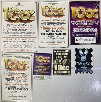 Lot 406 - 10CC - SIGNED POSTER COLLECTION.