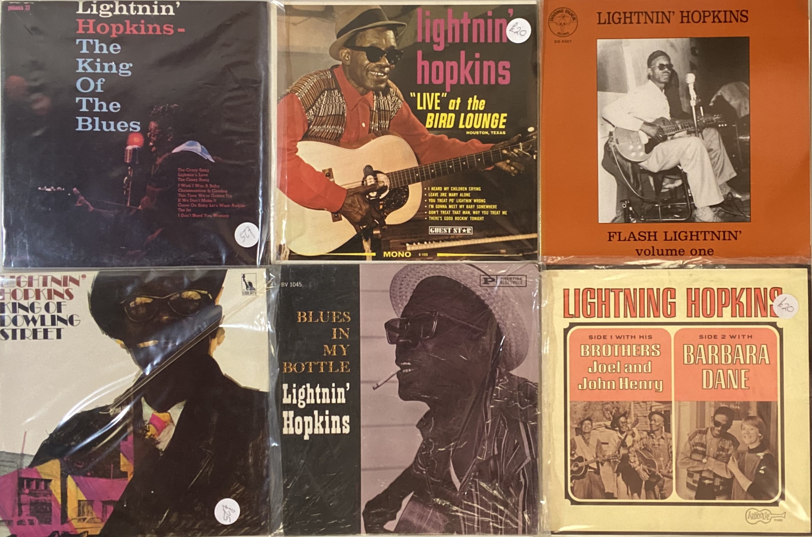Lot 263 LIGHTNIN' HOPKINS LPs