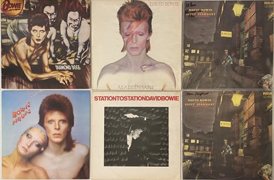 Lot 63 - DAVID BOWIE LP COLLECTION - 1ST PRESS ZIGGY STARDUST, UK REPRESS ALBUMS ETC