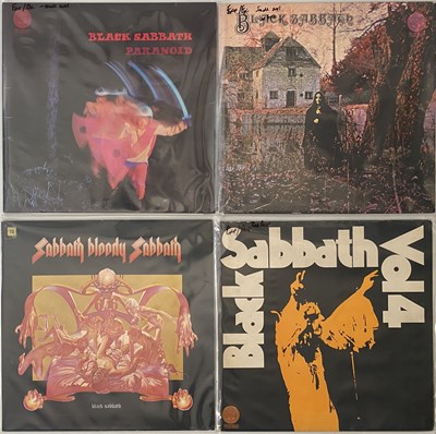 Lot 64 - BLACK SABBATH LP'S - UK SMALL SWIRLS, 2ND PRESSINGS ETC