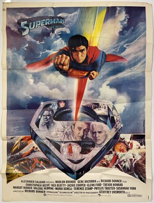 Lot 245 - SUPERMAN (1978) - ORIGINAL PAKISTANI FILM POSTER.